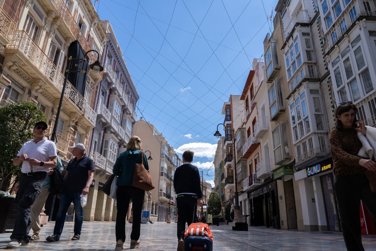 Cartagena acelera el plan 'Teselas' para sombrear la calle del Carmen antes de mayo