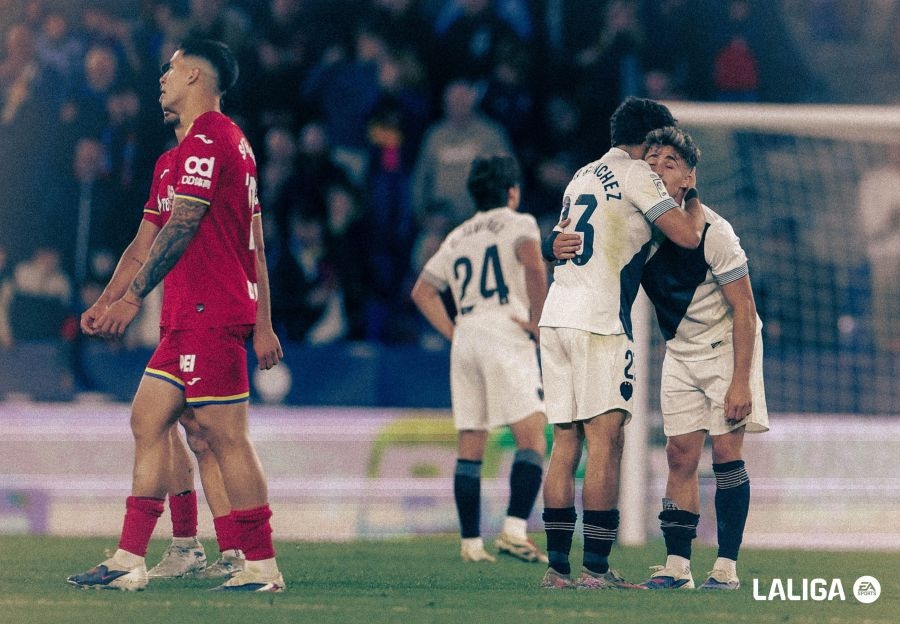 El Levante obtuvo ante el Getafe su primera victoria ante un ‘top 10’ de la clasificación