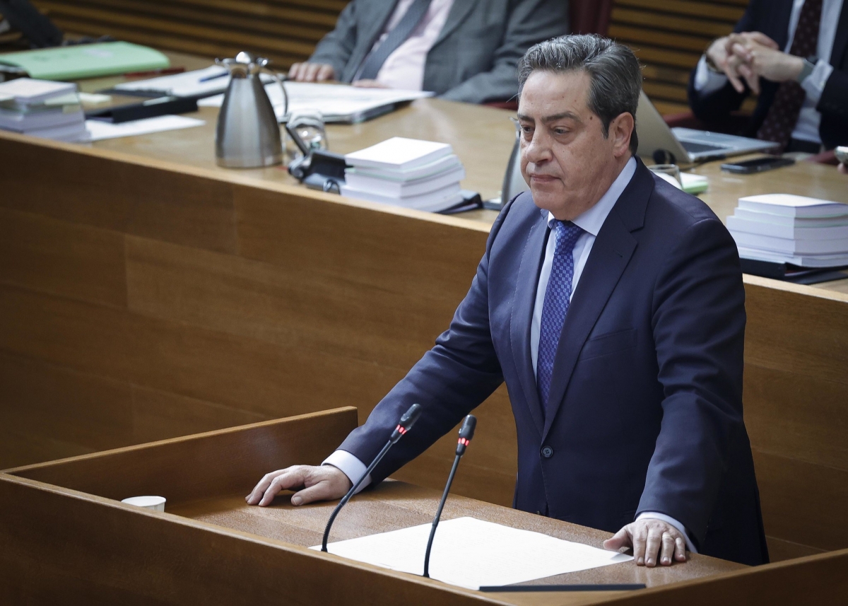 El síndic de Vox, José María Llanos. - Foto: JOSÉ CUÉLLAR/CORTS El síndic de Vox, José María Llanos.