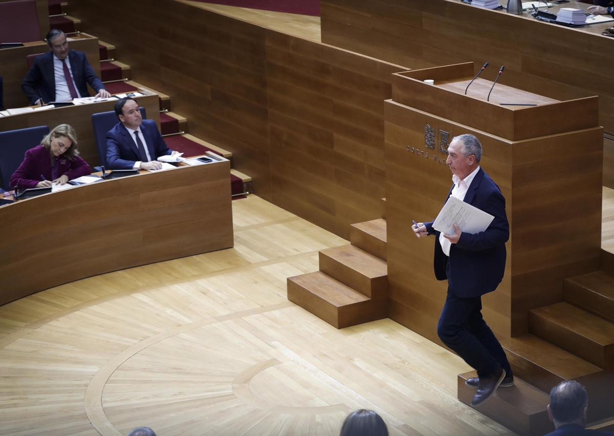 El síndic de Compromís, Joan Baldoví. - Foto: JOSÉ CUÉLLAR/CORTS El síndic de Compromís, Joan Baldoví.