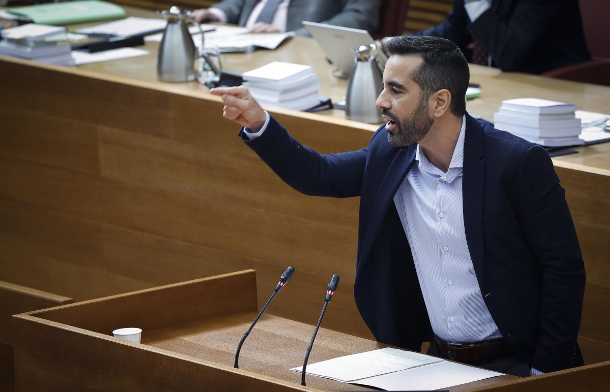 El síndic del PSPV, José Muñoz. - Foto: JOSÉ CUÉLLAR/CORTS El síndic del PSPV, José Muñoz.