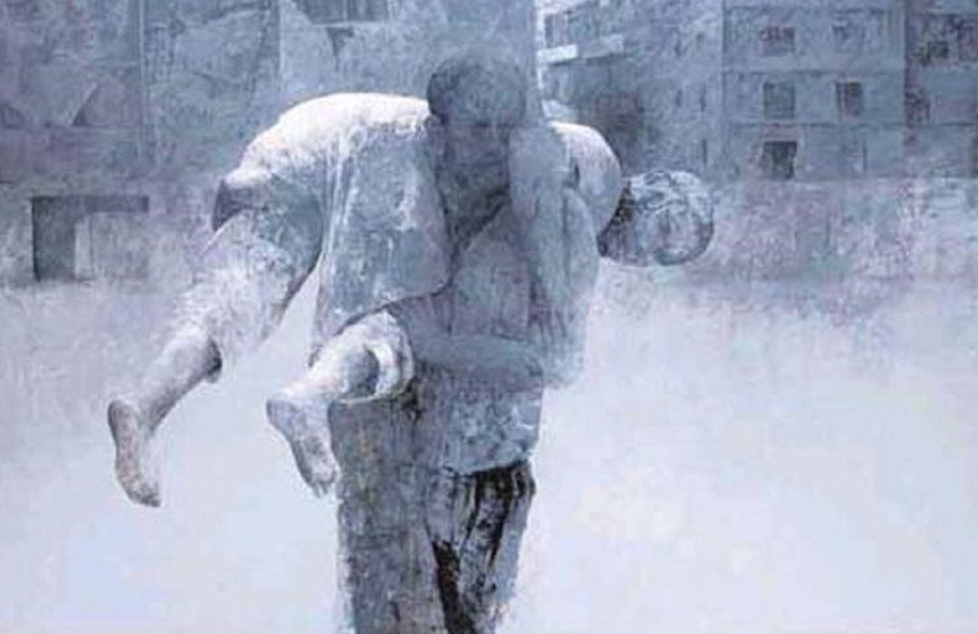 Obra de la serie Siete