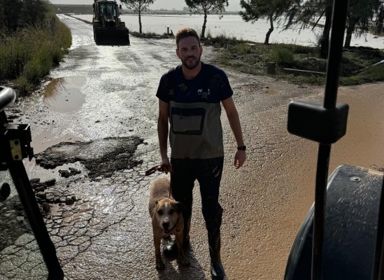 La Policía Local de Sueca, premio estatal por el rescate de animales en las dos últimas Danas