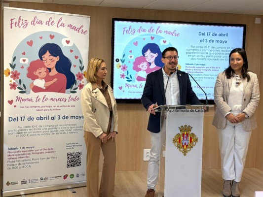 Castelló incentiva las compras en comercios locales por el Día de la Madre con el sorteo de dos tablets