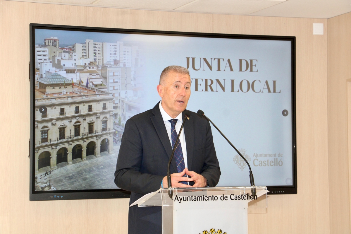 El portavoz del gobierno municipal de Castelló, Vicent Sales.