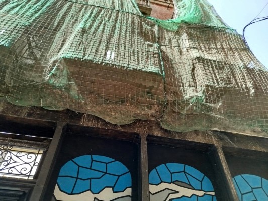 Palomas, excrementos y moscas: denuncian el estado de un solar municipal en Cuatro Santos