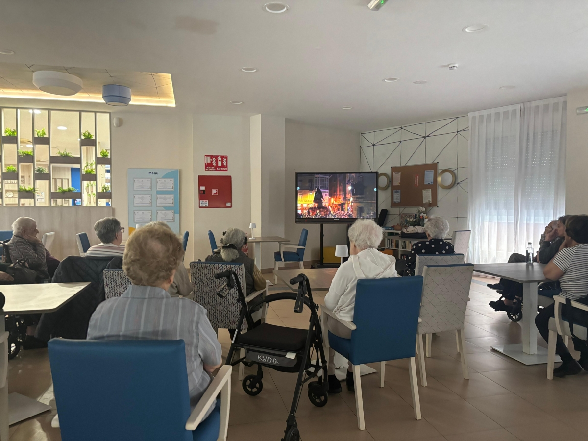 La Semana Santa que no se ve… también se siente en las residencias de Cartagena