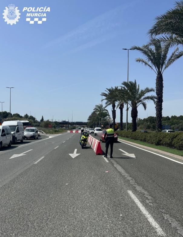 Las obras de Red Eléctrica en Ronda Sur de Murcia se adelantan mes y medio y acabarán el 20 de mayo