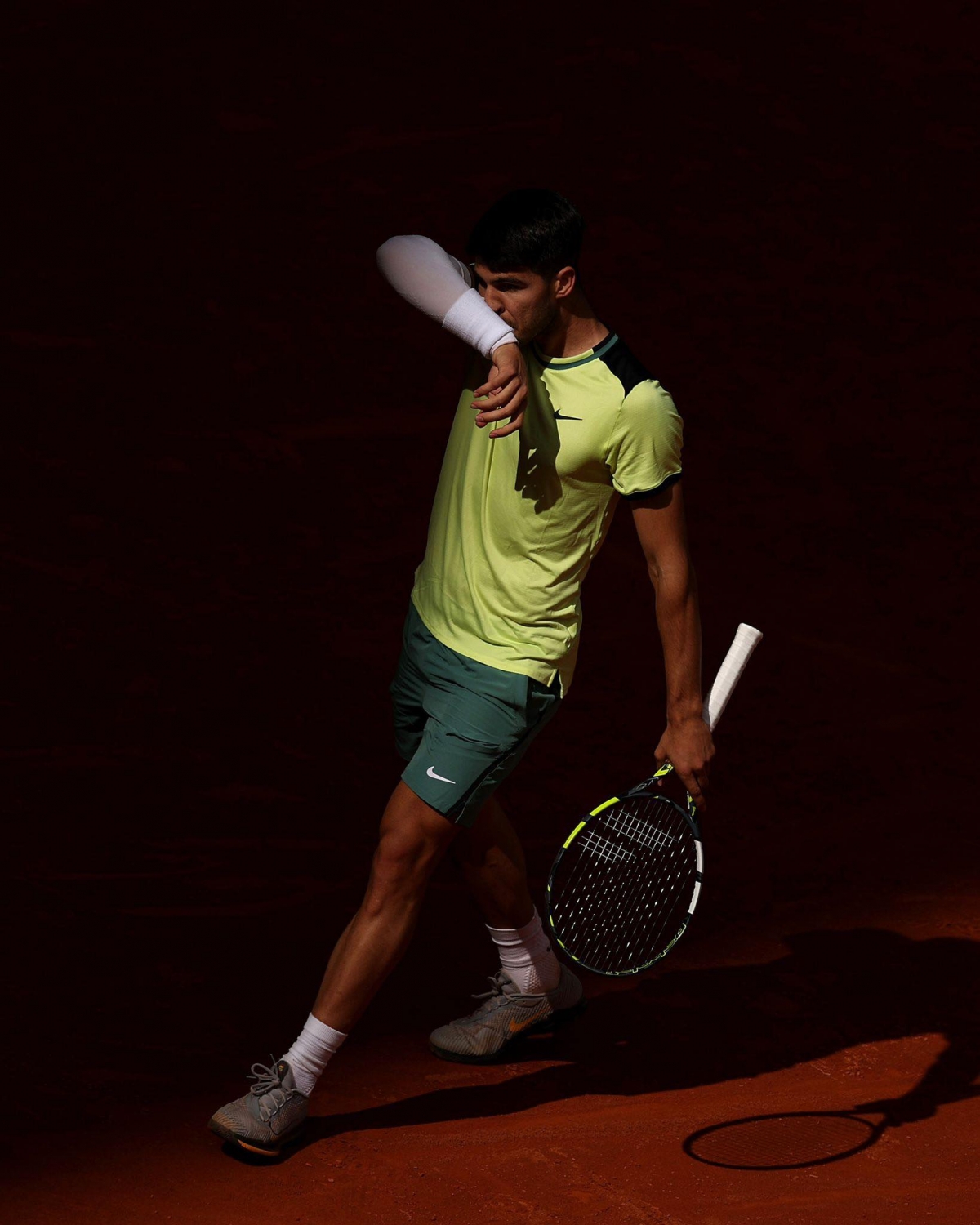 Alcaraz, quien tampoco jugará en Madrid, lleva seis partidos menos que en 2022 y 2023 y cuatro menos que en 2025