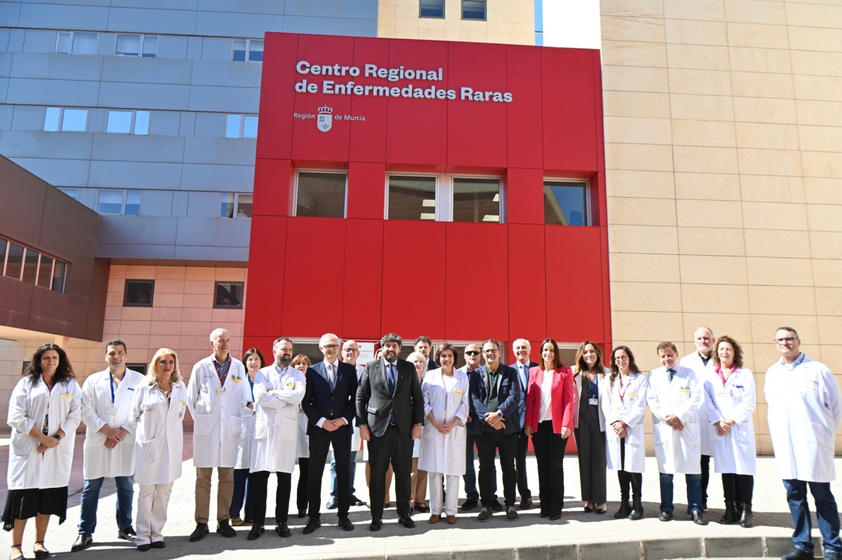 Abre en Murcia el nuevo Centro Regional de Enfermedades Raras que atenderá a más de 86.000 pacientes