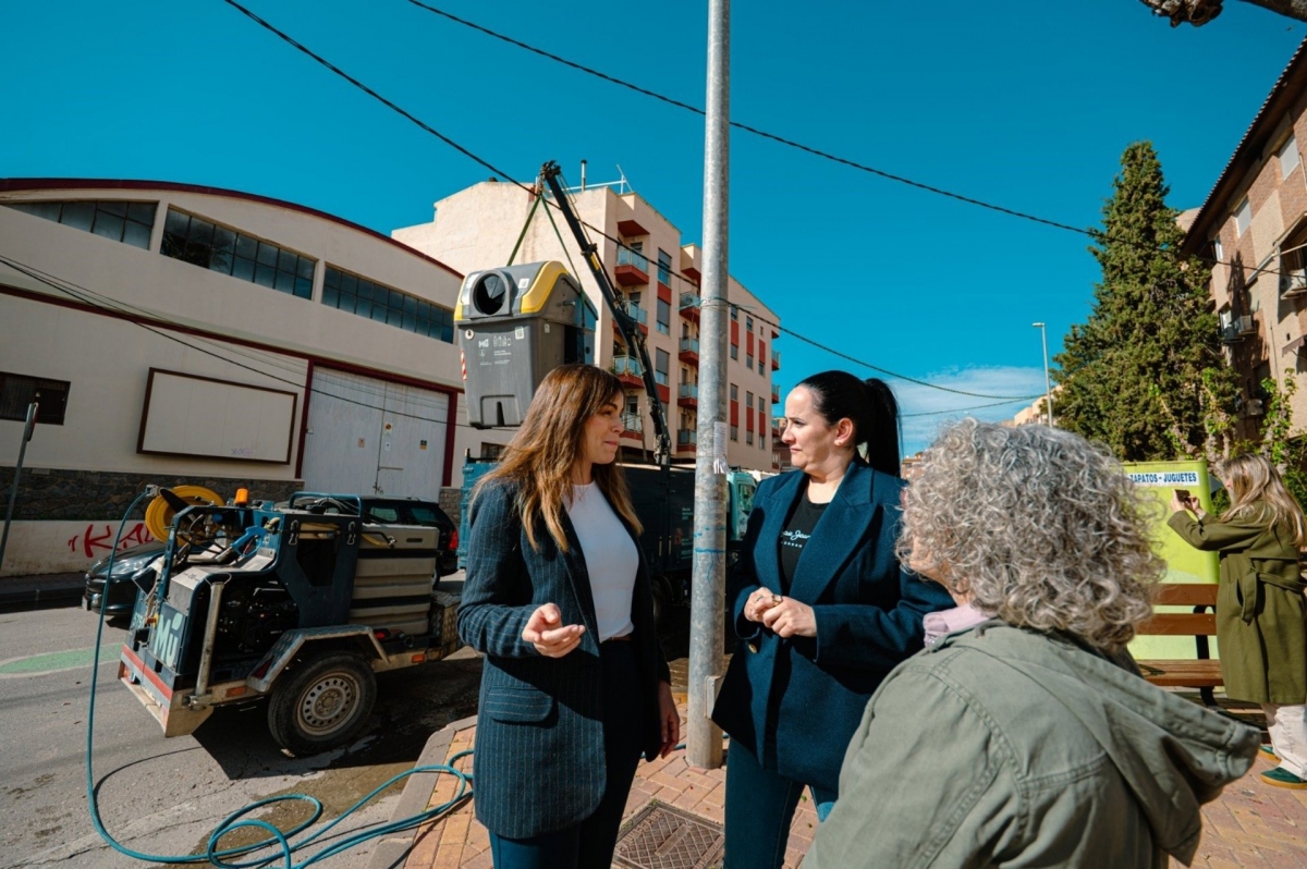 La edil Rebeca Pérez, en La Alberca.