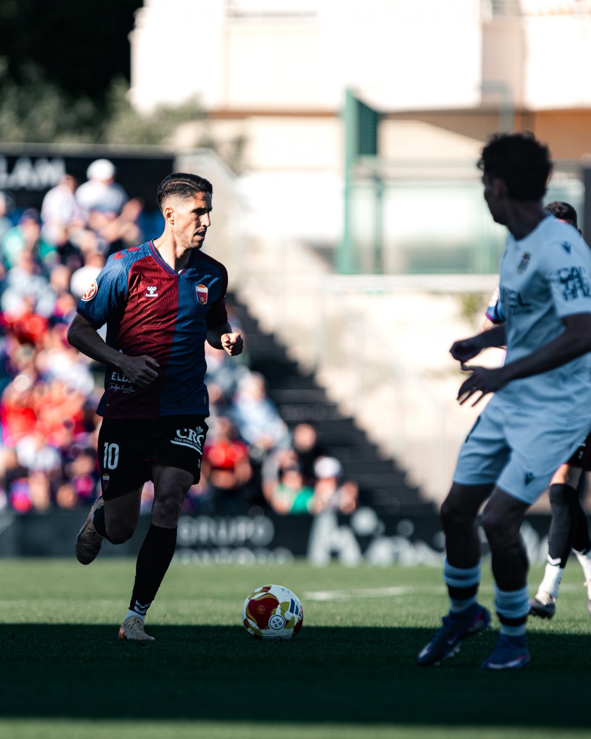 Fidel, asistente en el segundo tanto de los azulgranas