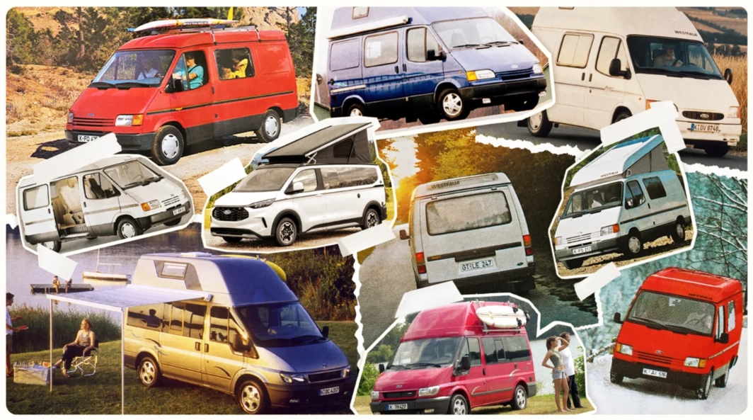 La Ford Nugget cumple 40 años con un viaje retro por el camino de los recuerdos