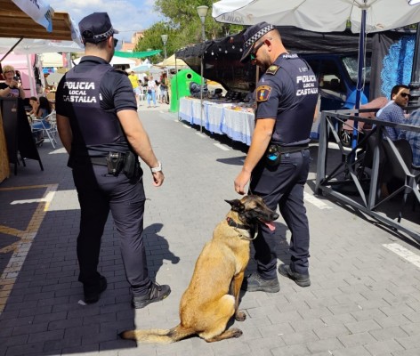 Castalla refuerza la seguridad ciudadana con la consolidación de su Unidad Canina durante 2025