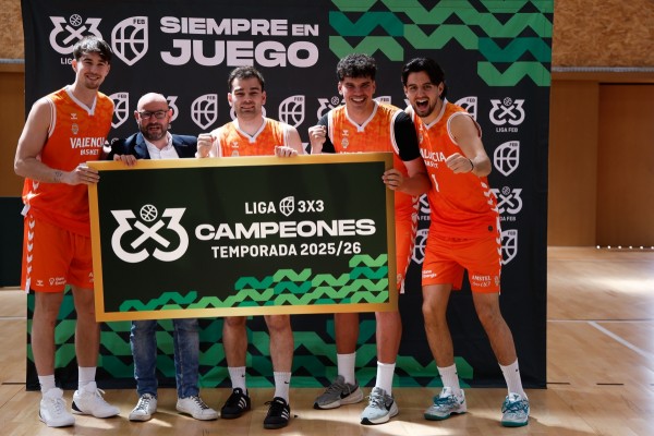 Valencia Basket 3x3, primer campeón de la Liga 3x3 FEB 