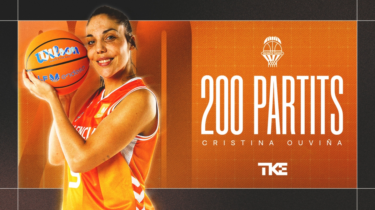 Cristina Ouviña cumple 200 partidos con el Valencia Basket