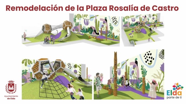Elda adjudica la reforma integral de la plaza Rosalía de Castro por 517.000 euros y prevé iniciar las obras en semanas