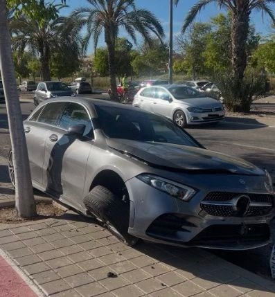 El futbolista del Hércules CF Richie Dapaah da positivo en el control de alcoholemia al que es sometido tras verse envuelto en un accidente de tráfico