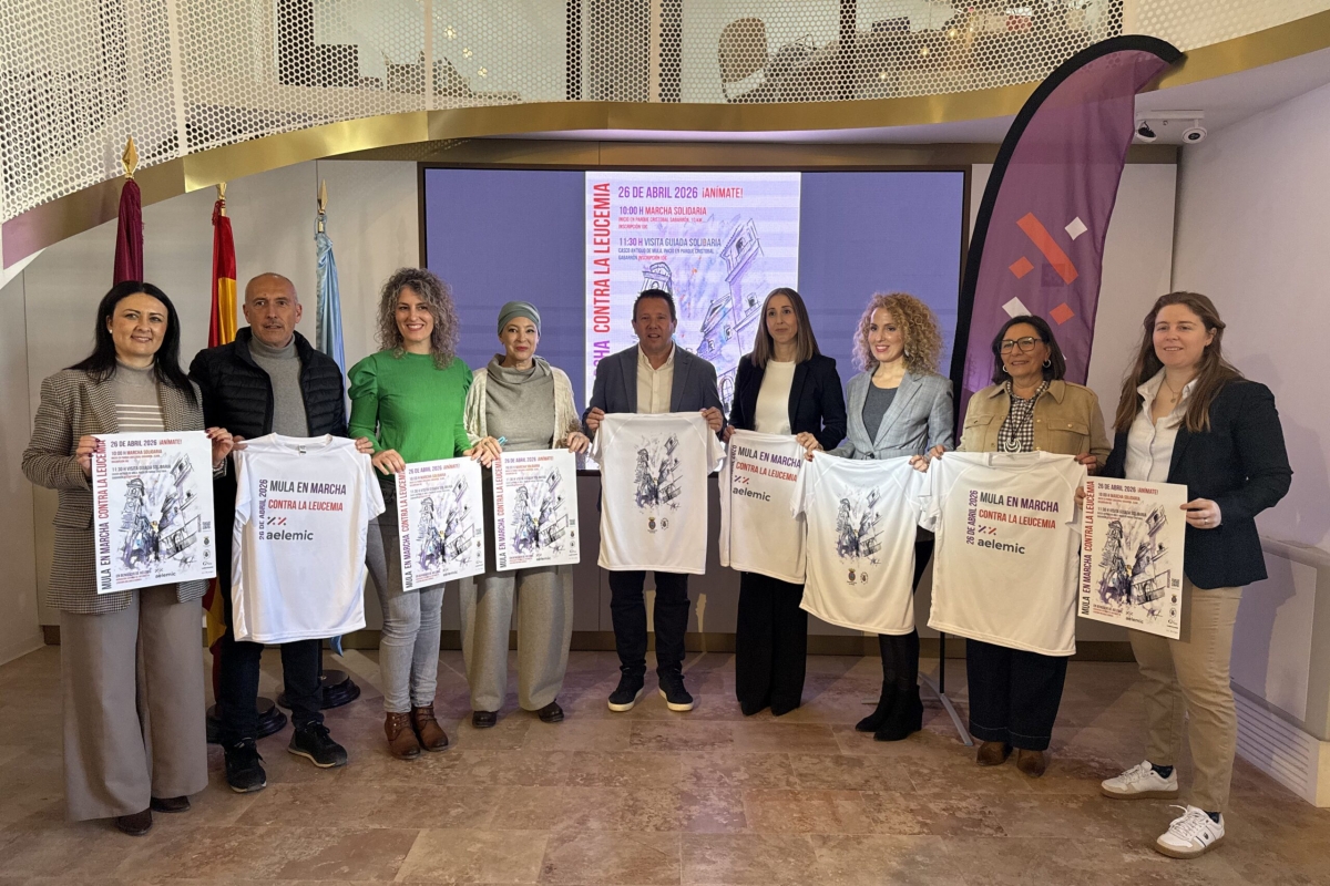 La marcha contra la leucemia en Mula alcanza los 400 participantes y mantiene abiertas las inscripciones