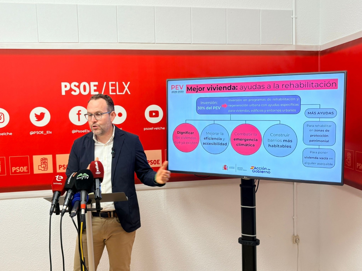 El PSOE de Elche insta a Ruz a 