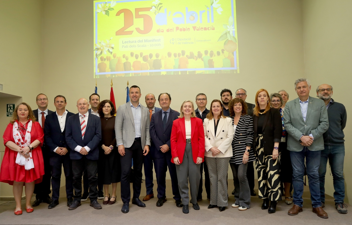 La Diputación, 'refugio' del 25 de abril ante la negativa de PP y Vox de celebrarlo en Les Corts