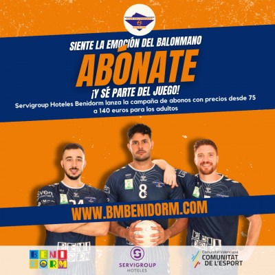 Servigroup Benidorm lanza la campaña de abonos con precios desde 75 a 140 euros
