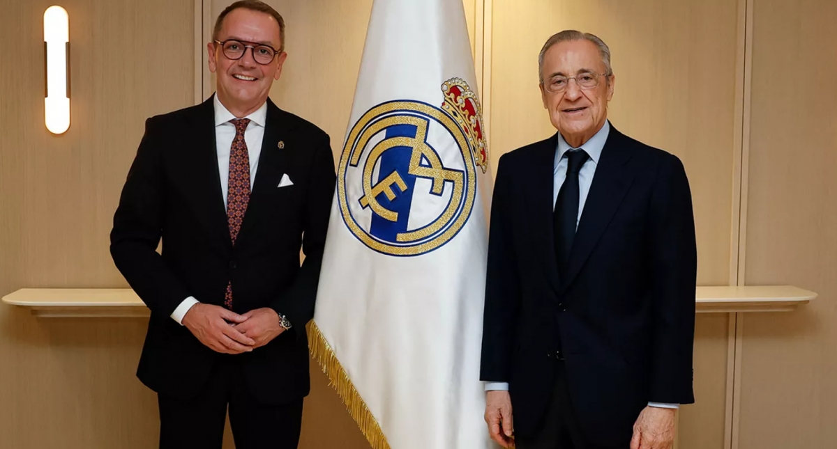 Ramón Mateos y Florentino Pérez.