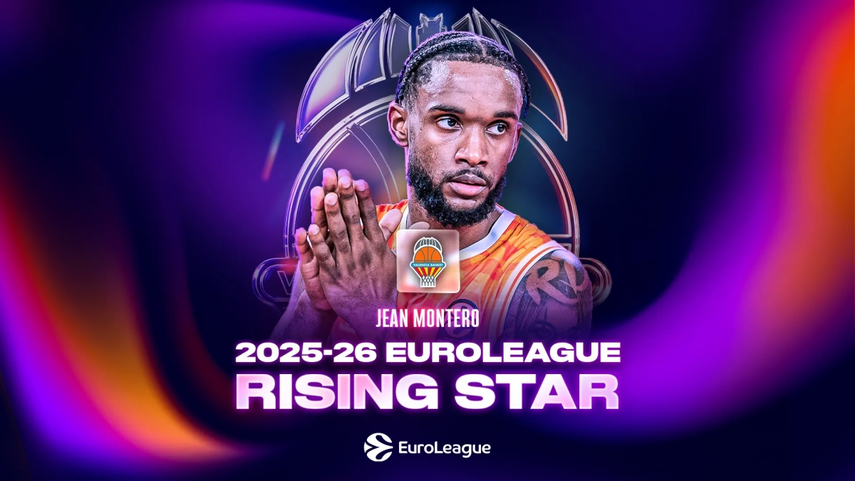 Jean Montero, mejor joven de la Euroliga 2025-26