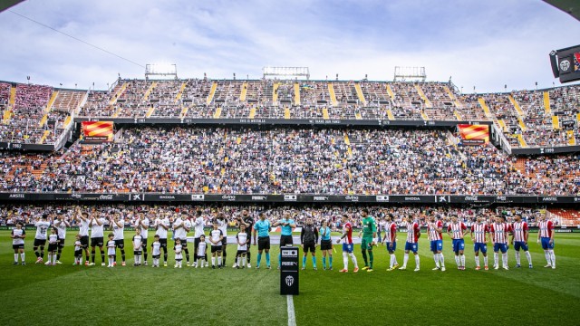 El Valencia ganó en tres de las cinco visitas del Girona a Mestalla