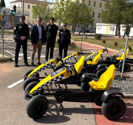 Castelló suma nueve karts eléctricos al parque infantil de tráfico para mejorar la educación vial