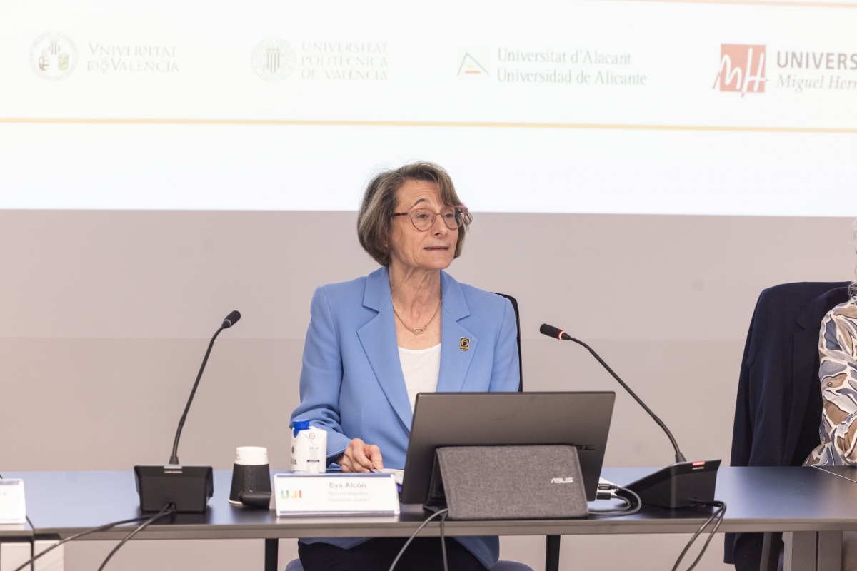 La rectora de la UJI, Eva Alcón.