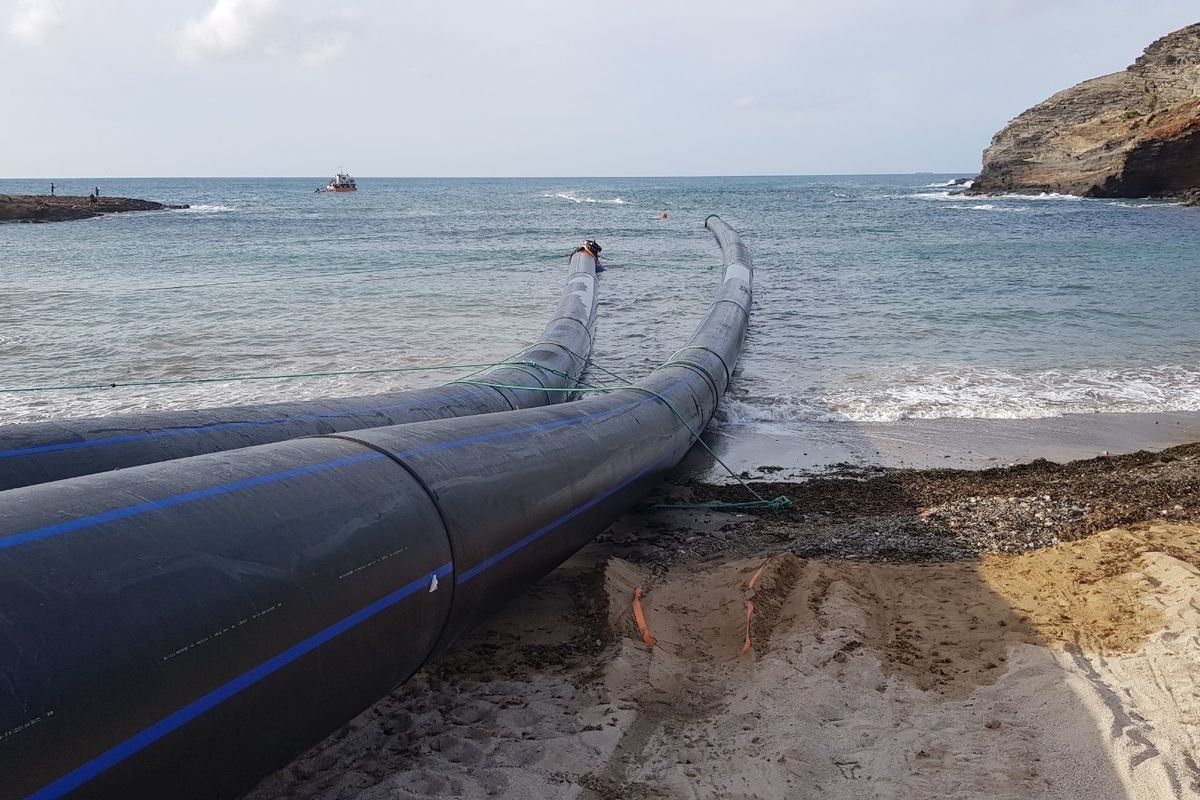 El emisario del Mar Menor Sur lleva hasta cuatro años roto y sigue sin solución