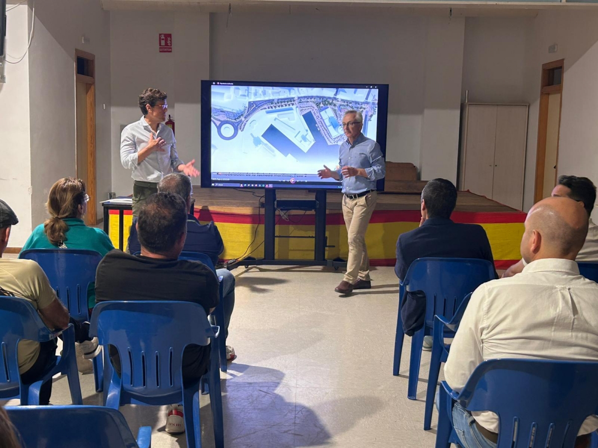 El proyecto del Puerto de Cartagena para abrir Santa Lucía al mar convence a los vecinos de la zona