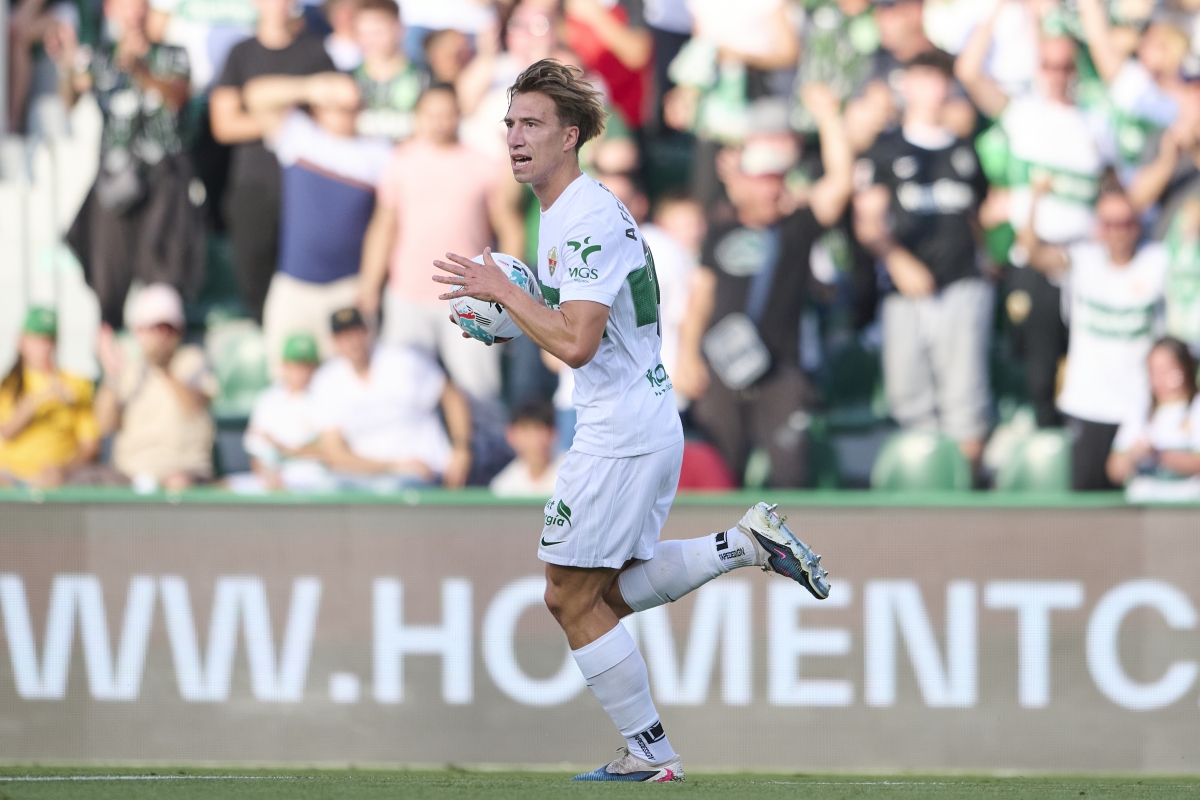 El de este miércoles fue el segundo tanto de Affengruber en LaLiga EA Sports