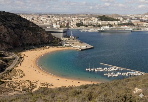 Contigo Cartagena propone activar el Espalmador como playa para este verano