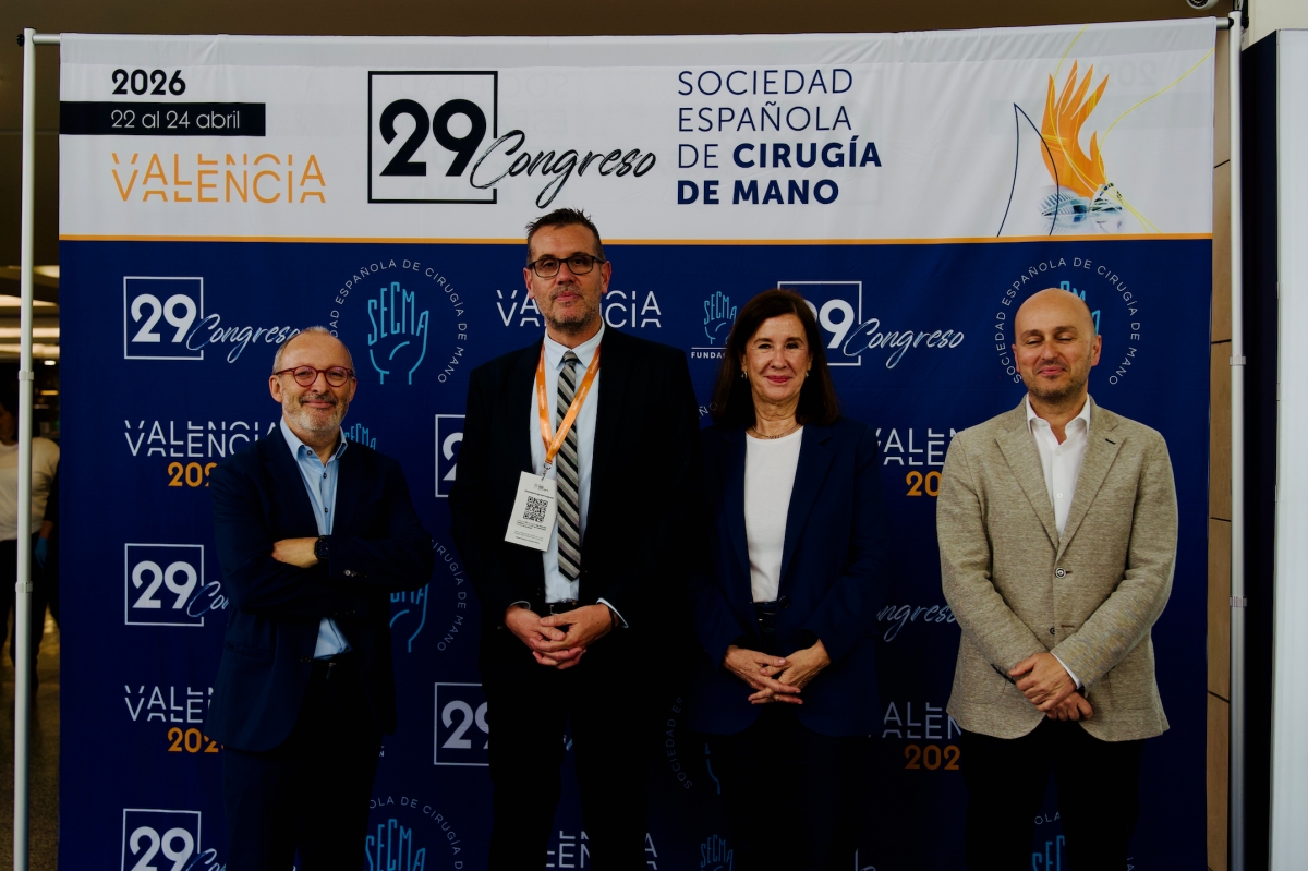 Valencia reúne a más de 600 especialistas internacionales en cirugía de la mano en el 29º Congreso de la SECMA