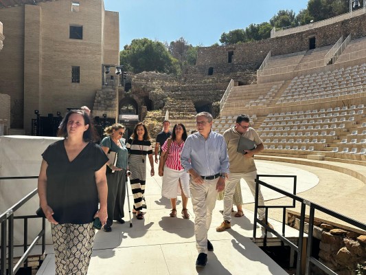 Rovira pide al Ministerio que impulse las obras para la rehabilitación integral del Teatro Romano de Sagunto


