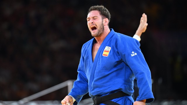 El judoca español Niko Sherazadishvili se queda sin bronce en -100 kg en París 2024