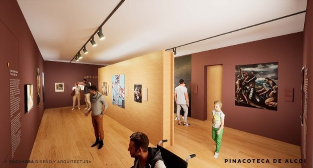 A la tercera sí: preadjudican ejecutar la museografía de la futura Pinacoteca de Alcoy y Visual presenta la mejor oferta