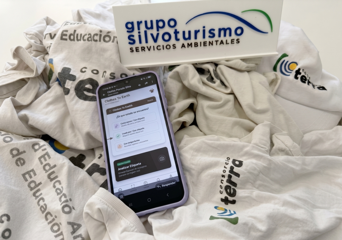 El Consorcio Terra y Silvoturismo desarrollarán una app para dar una segunda vida a los residuos textiles