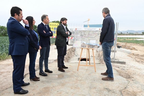 El colector sur de Lorca combatirá las inundaciones en el municipio tras 4,4 millones de inversión