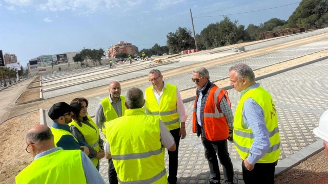 Las obras del aparcamiento de Beniardá de Benidorm entran en su fase final con previsión de terminar en junio