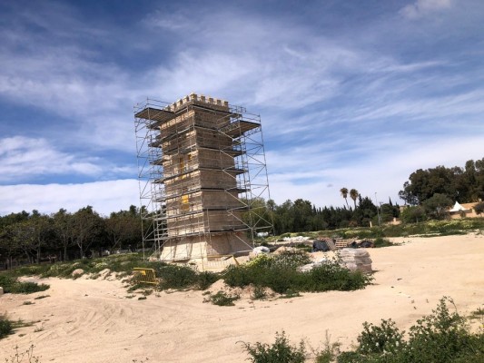 El traslado del BIC de Torre Placia de Alicante aflora nuevos hallazgos: más plazo para su ejecución