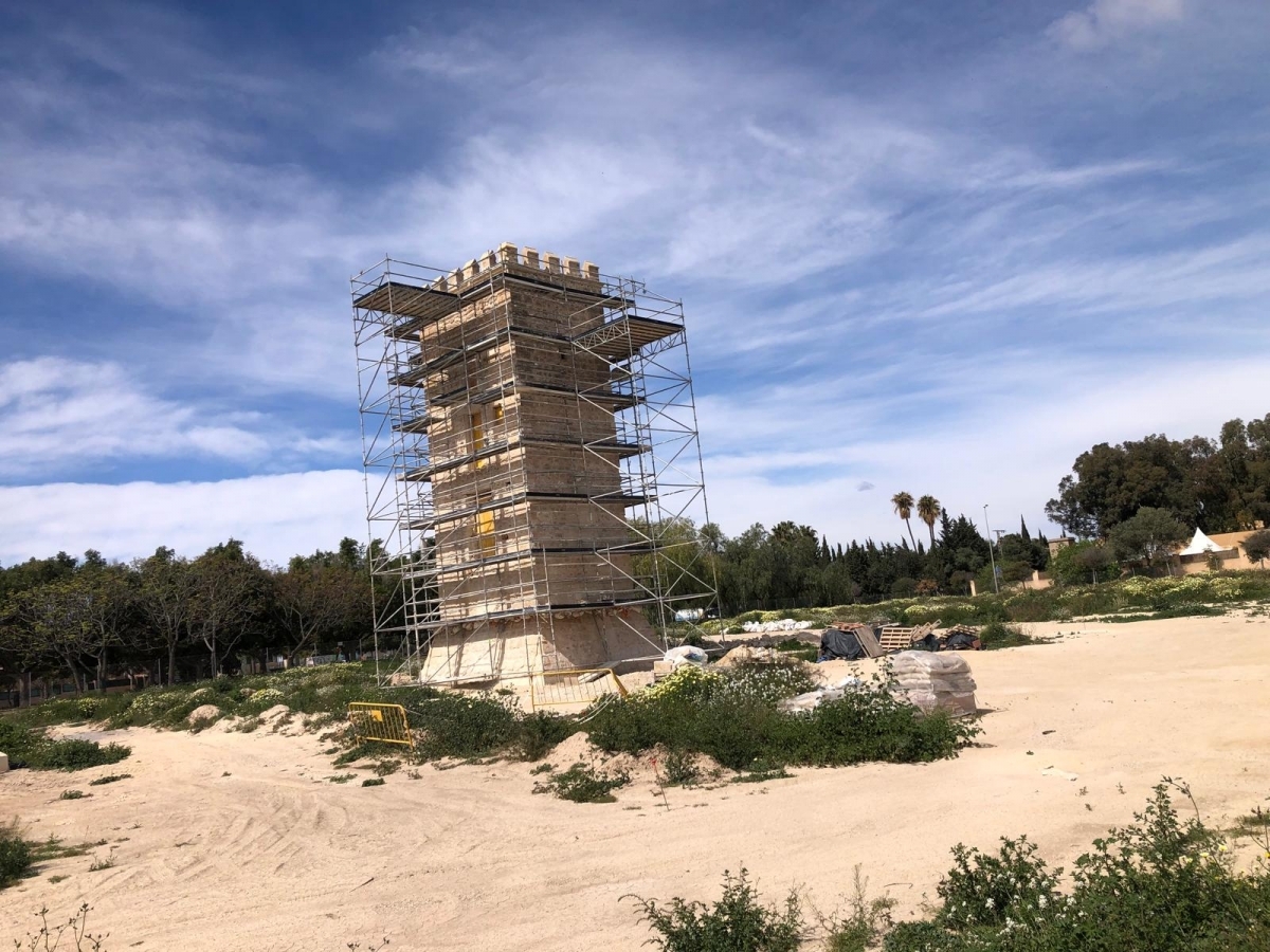 El traslado del BIC de Torre Placia de Alicante aflora nuevos hallazgos: más plazo para su ejecución