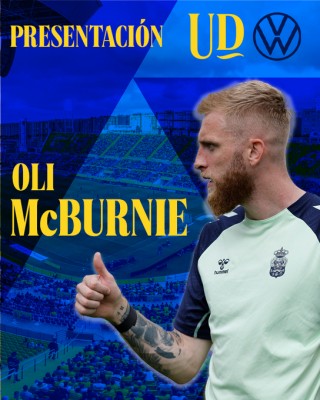 McBurnie, nuevo delantero de Las Palmas: 