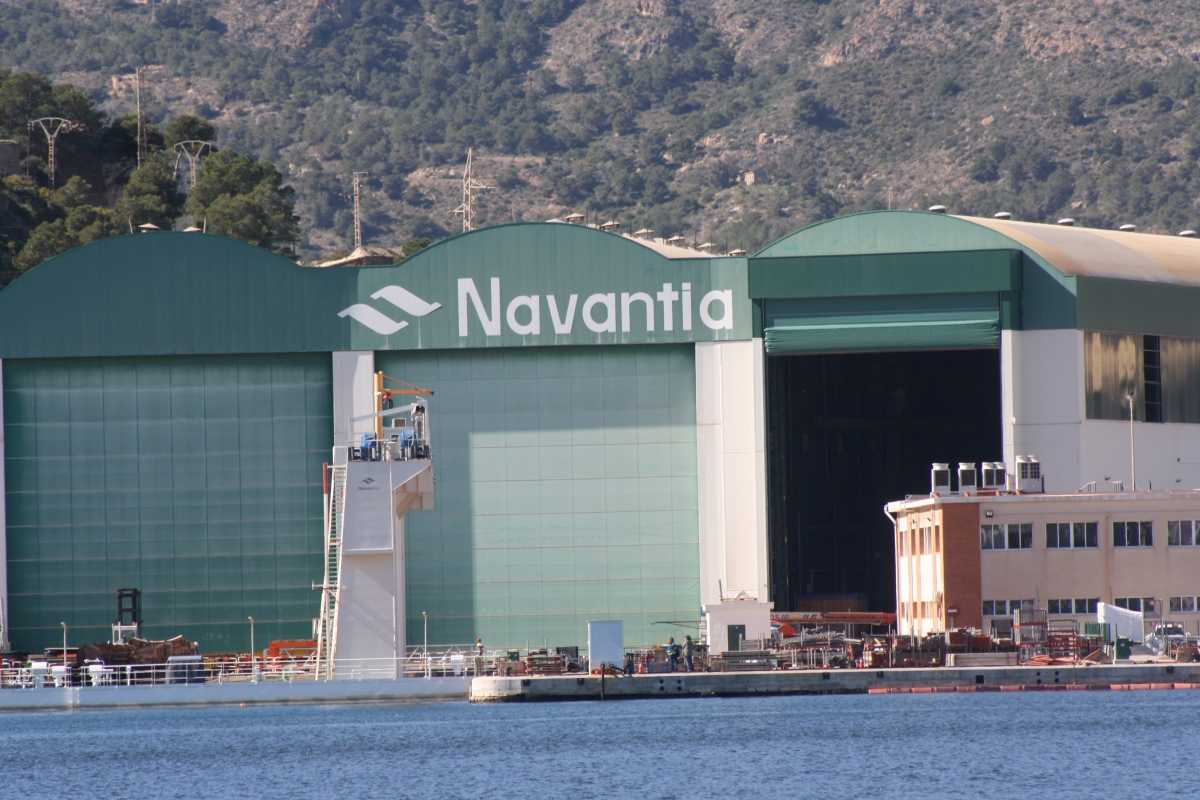 Navantia amplía potencia y refuerza el suministro eléctrico en su dársena de Cartagena
