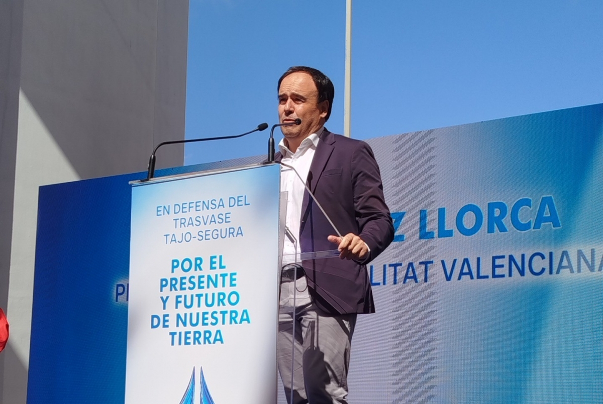 Juanfran Pérez Llorca, en Pilar de la Horadada.