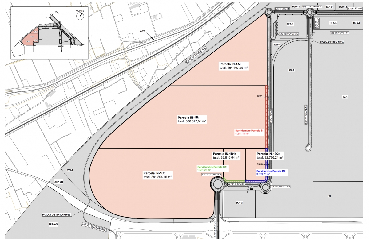 Parc Sagunt II saca a la venta dos parcelas con casi 200.000 metros cuadrados al calor de Inditex