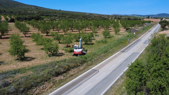 La Diputación de València inicia la mejora de la CV-470 entre Utiel y Camporrobles