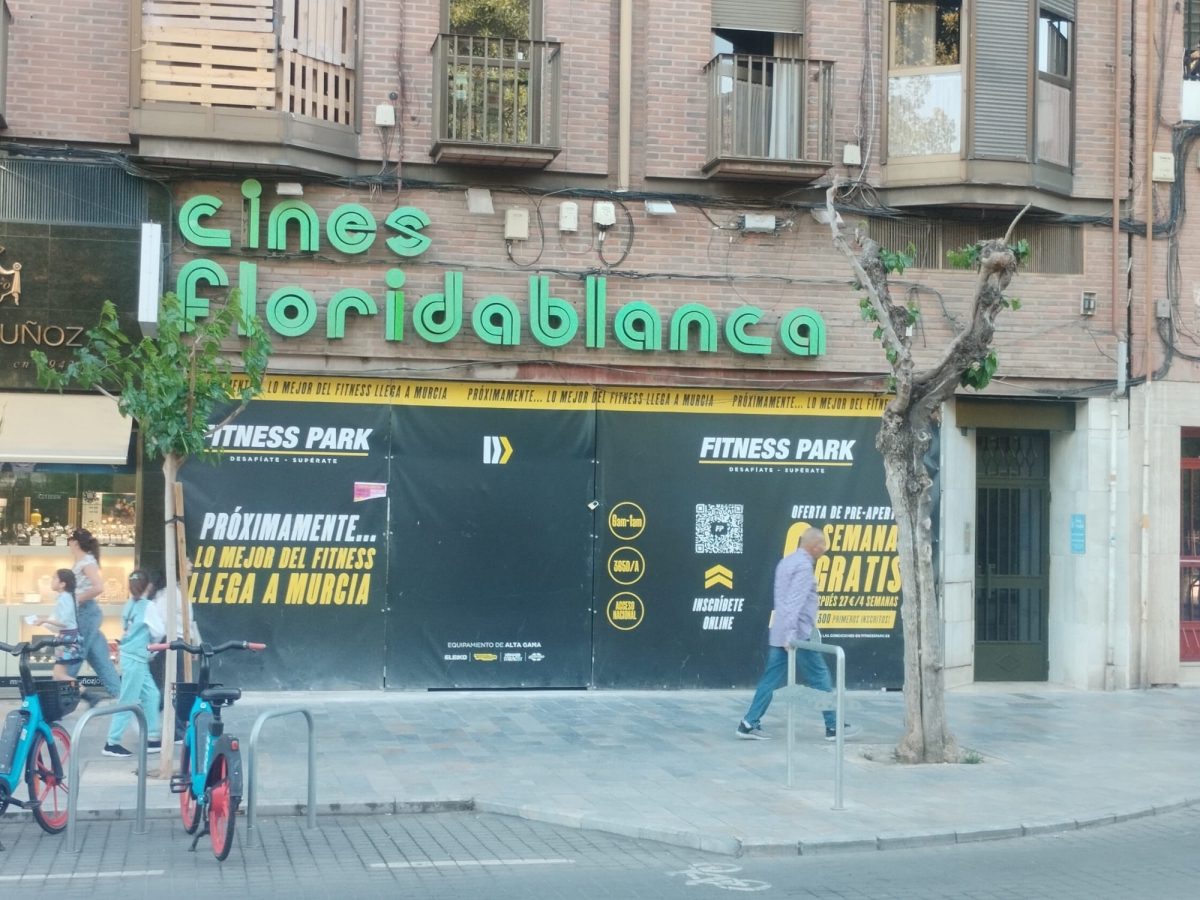 Un gimnasio abrirá en los históricos Cines Floridablanca de Murcia en el mes de julio